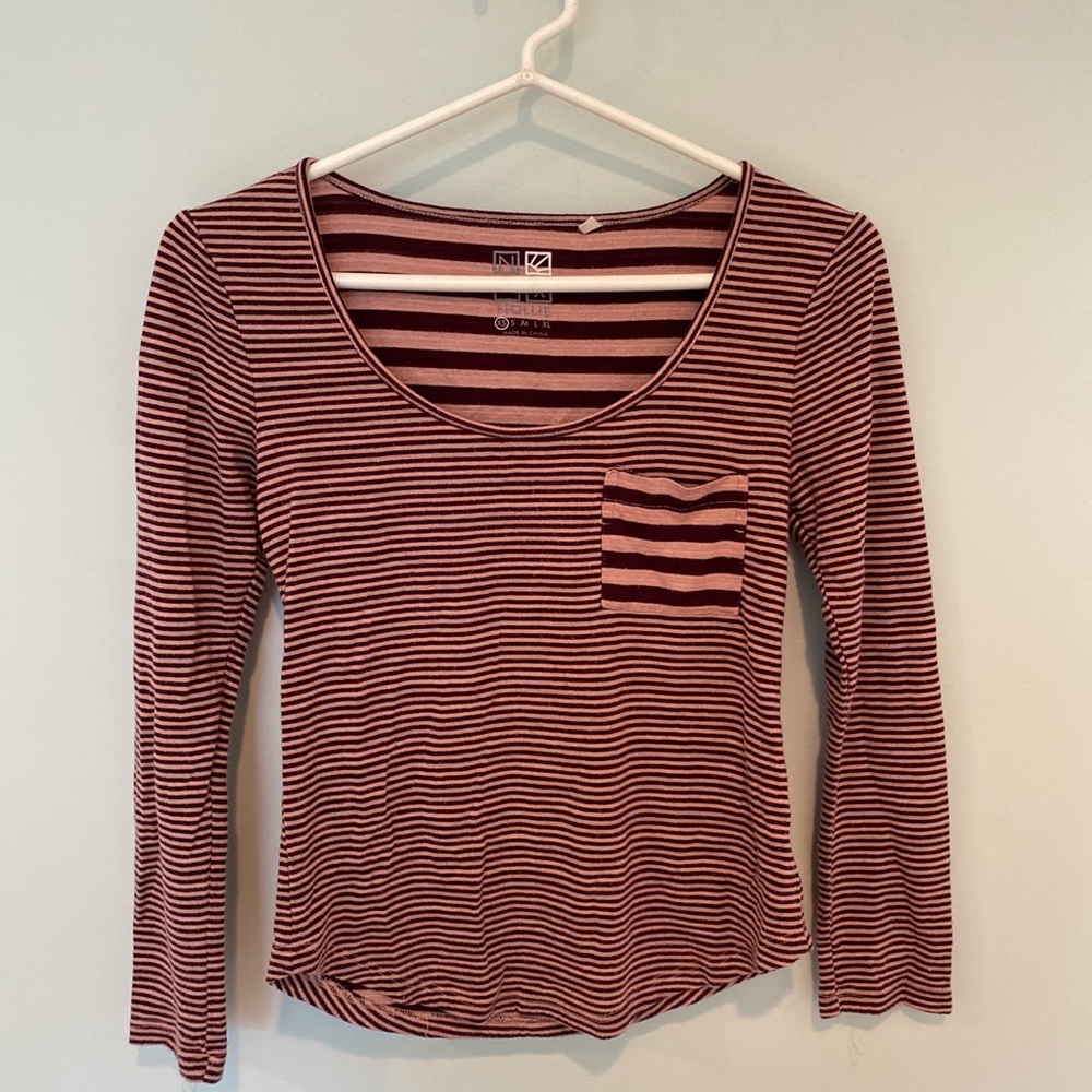 Stripped long sleeve